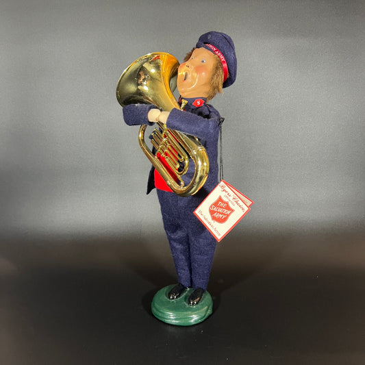 Byers Choice Doll - Salvation Army Tuba Player Caroler