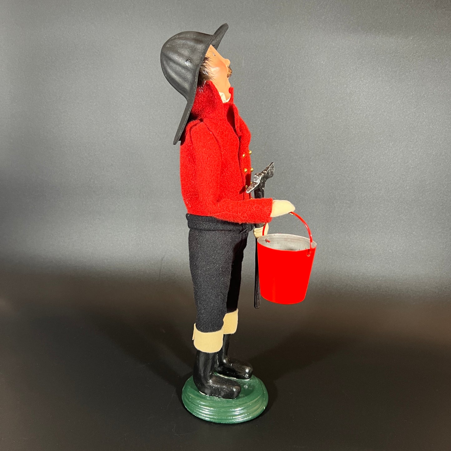 Byers Choice Doll - Fireman Caroler with Axe and Bucket