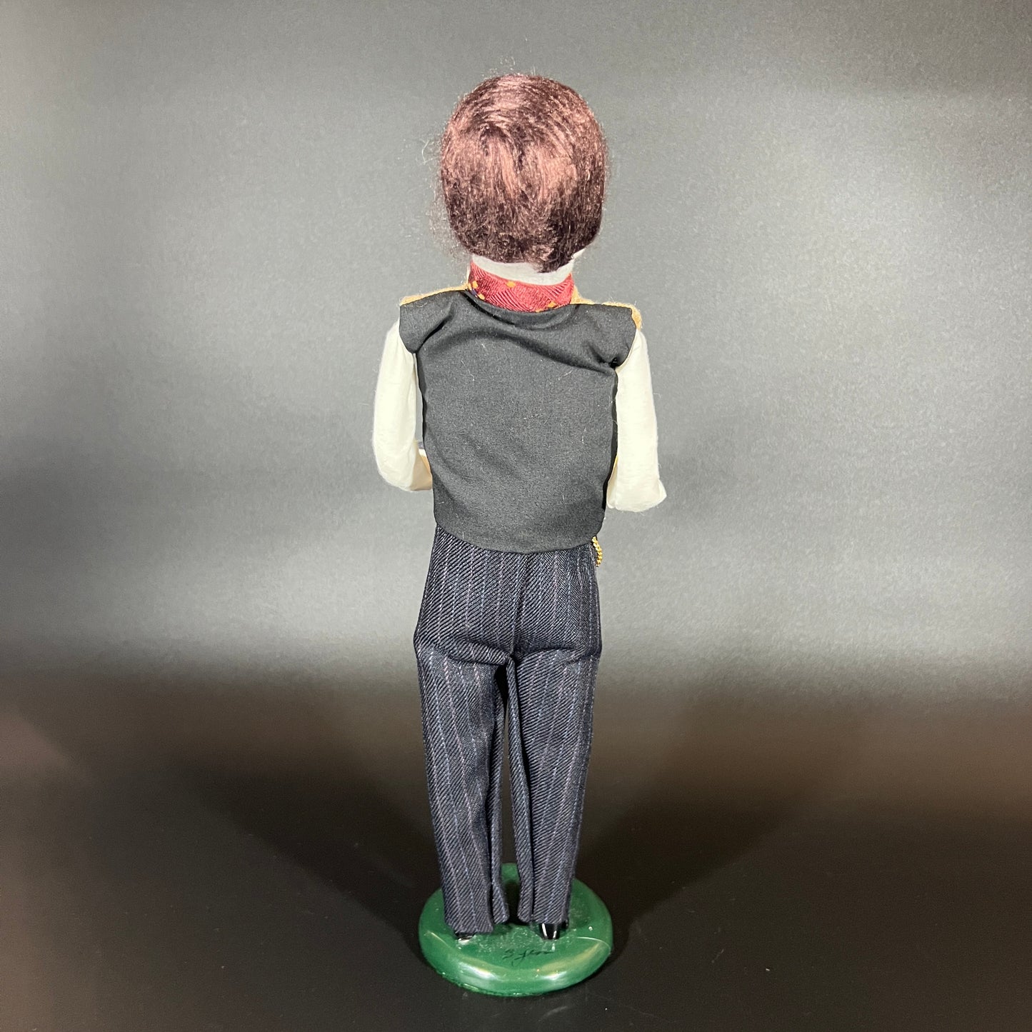 Byers Choice Doll - Man Caroler Holding Holiday Turkey