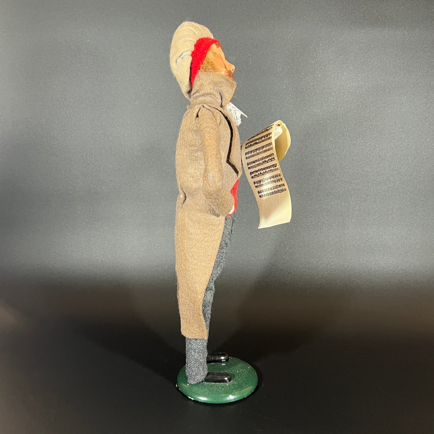 Byers Choice Doll - Man Caroler Holding Sheet Music