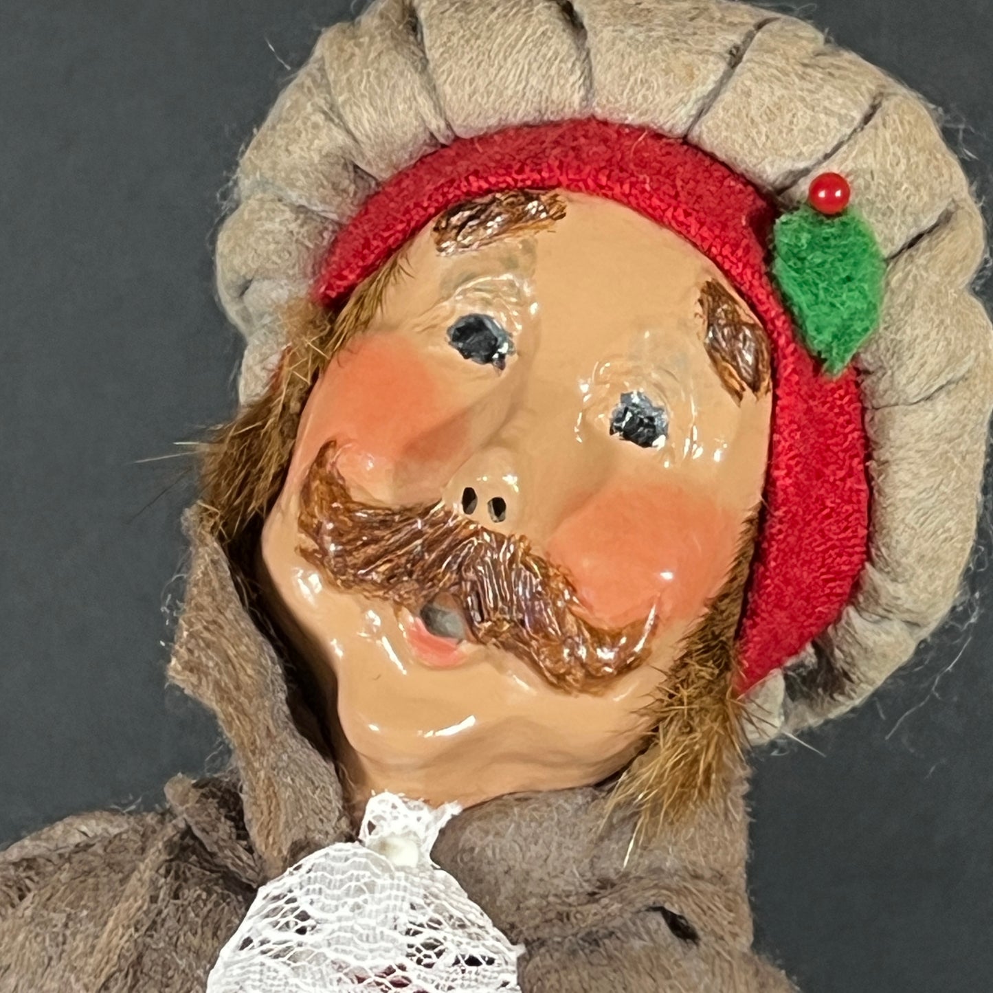 Byers Choice Doll - Man Caroler Holding Sheet Music