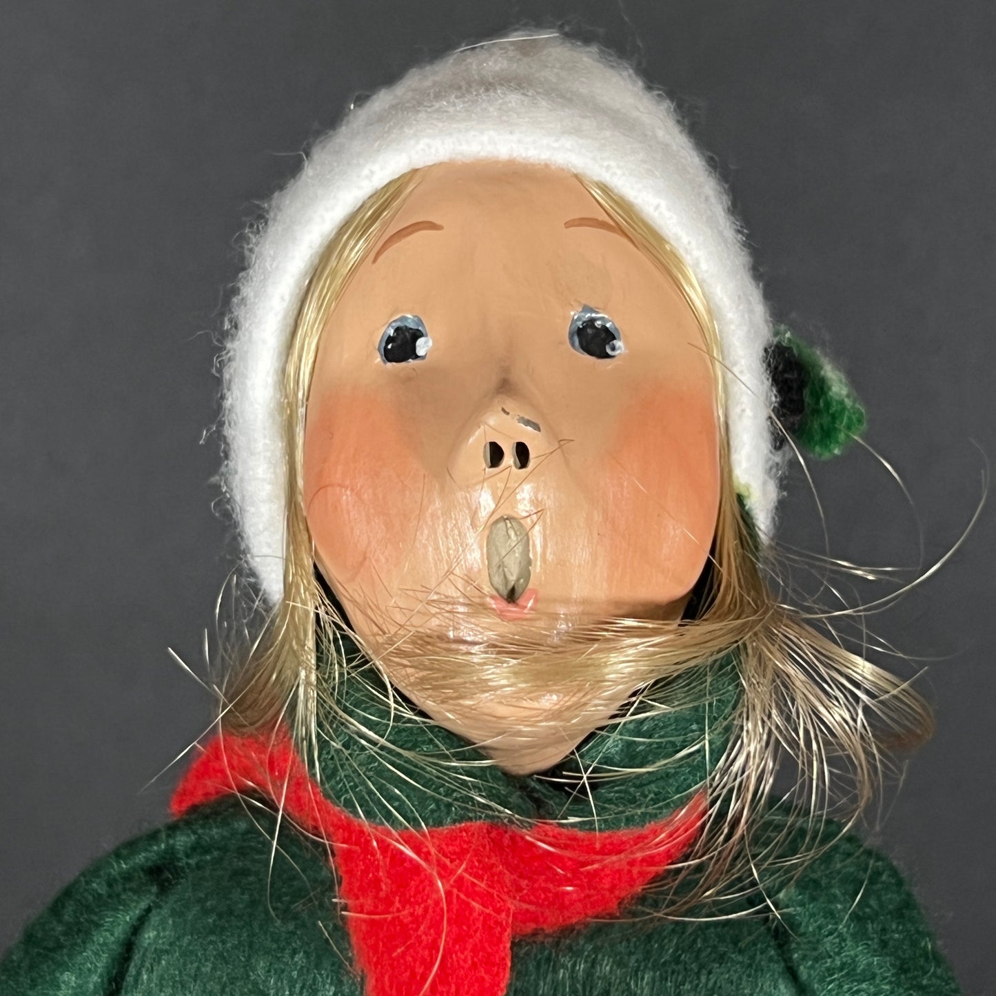 Byers Choice Doll - Woman Skater, Signed and Numbered