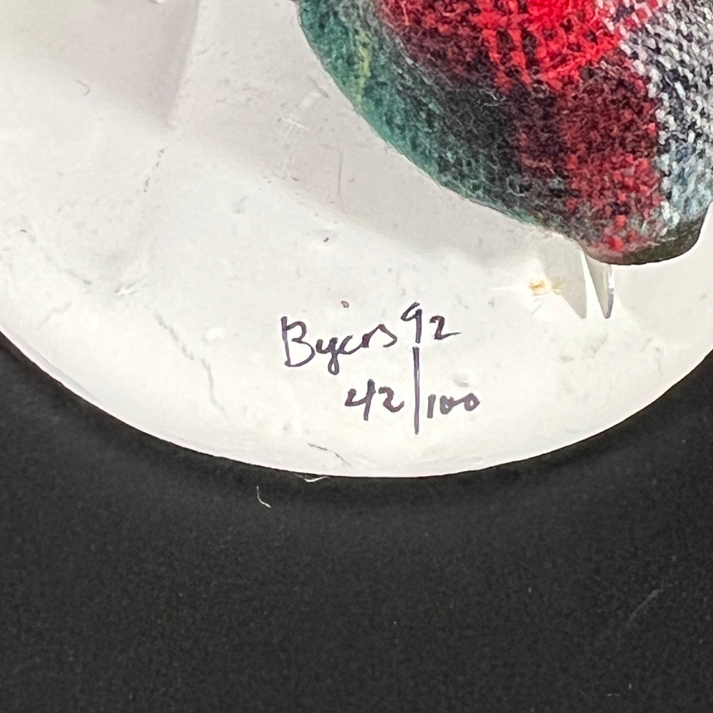 Byers Choice Doll - Woman Skater, Signed and Numbered